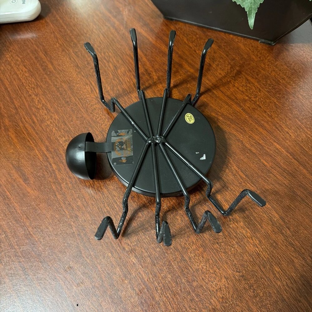 Midnight Market Black Metal Spider Jar Candle Holder - Picture 7 of 8